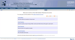 Desktop Screenshot of edok.lib.uni-corvinus.hu