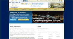 Desktop Screenshot of mba.uni-corvinus.hu