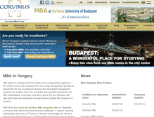 Tablet Screenshot of mba.uni-corvinus.hu