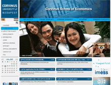 Tablet Screenshot of economics.uni-corvinus.hu