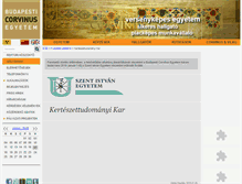 Tablet Screenshot of gyumolcseszet.uni-corvinus.hu