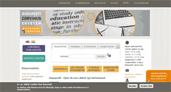 Desktop Screenshot of lib.uni-corvinus.hu