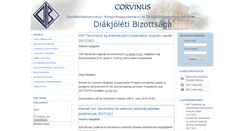 Desktop Screenshot of djb.uni-corvinus.hu