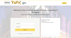 Desktop Screenshot of moodle.uni-corvinus.hu
