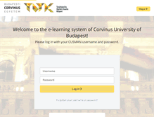 Tablet Screenshot of moodle.uni-corvinus.hu